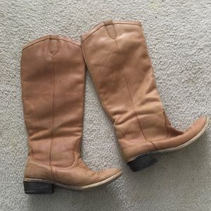 WORN Tan Brown Riding Boots